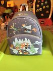 Nwt Loungefly Disney Peter Pan Mini Backpack Characters Neverland Starry Night