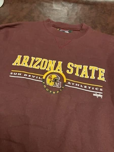 Vintage ASU Arizona State Football Sweater - Picture 1 of 5