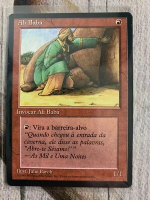 MTG Portuguese FBB 4th Edition Ali Baba Pack Fresh - Image 1 of 2
