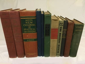 Lot of 11 VINTAGE BOOKS - informational, educational, instructional 1940 - 1954 - Picture 1 of 2