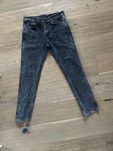 Jeans ajustados elásticos Levi’s 511 para hombre 32x30 negro lavado ácido Y2K 2015 84511-0213 - Imagen 1 de 12