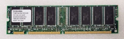 Toshiba THMY6416H1EG-80 PC100 168pin 128MB RAM Memory for IBM Netvista X40 - Image 1 of 2
