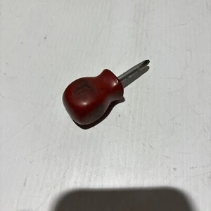 Snap On Red Hard Grip No. 2 Stubby Phillips Screwdriver SSDZ22 - Picture 1 of 4