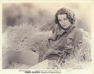 CAROL HUGHES - TBE - WB et VITAPHONE- portrait argentique N&B -  1937 - Picture 1 of 1