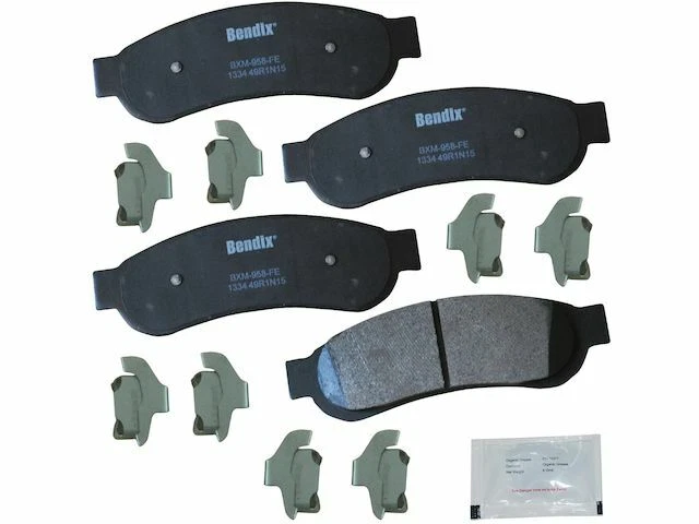 Juego de pastillas de freno traseras para camioneta Ford F450 Super Duty 2011-2012 doble cabina 86NRWH Foto 1 de 1