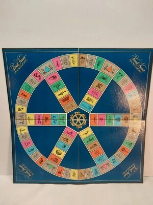 Juego de búsqueda trivial vintage tablero original solo manualidades parte azul  Foto 1 de 4