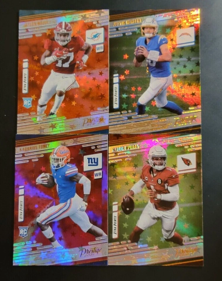 2021 Panini Prestige Football ASTRAL XTRA POINTS Parallels You Pick the Card - Image 1 of 1