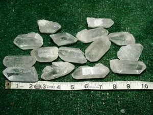 2 Lbs  QUARTZ CRYSTALS  LOT Healing Pounds Bulk - Picture 1 of 2