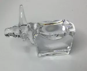 Orrefors Crystal Clear Bull Briefbeschwerer Figur Schweden - Bild 1 von 9