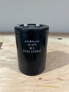 NICHICON 85C NX 630V 2200uF Electrolytic Capacitor - Picture 1 of 1