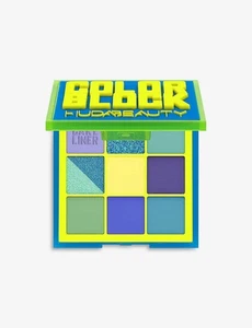 HUDA Beauty Color Block Lidschatten Palette Blau und Grün - Bild 1 von 3