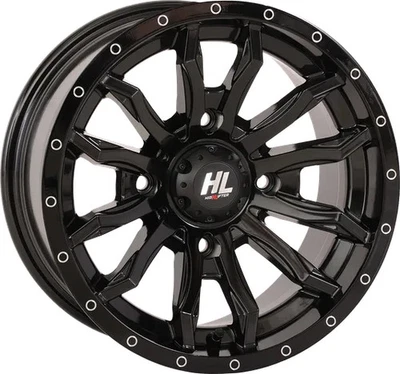 Rueda HL21 Brillo Negro 14x7 4/137 4+3 10mm Can Am Commander Max 800R 16-20 Foto 1 de 4