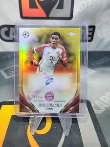 22/23 Topps Chrome UEFA  JAMAL MUSIALA Gold Auto /50 Bayern Munich - Picture 1 of 2