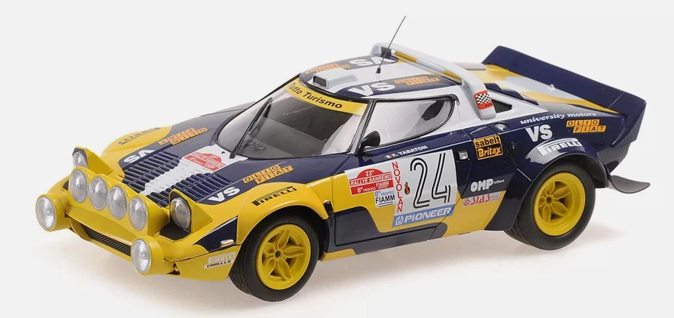 MINICHAMPS, LANCIA Stratos HF #24 Rally San Remo 1980 F.TABATON, 1/18, MNC155... - Image 1 of 1