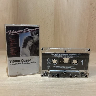 Vision Quest Motion Picture Soundtrack 1985 Cassette Geffen Journey Madonna Foto 1 de 3