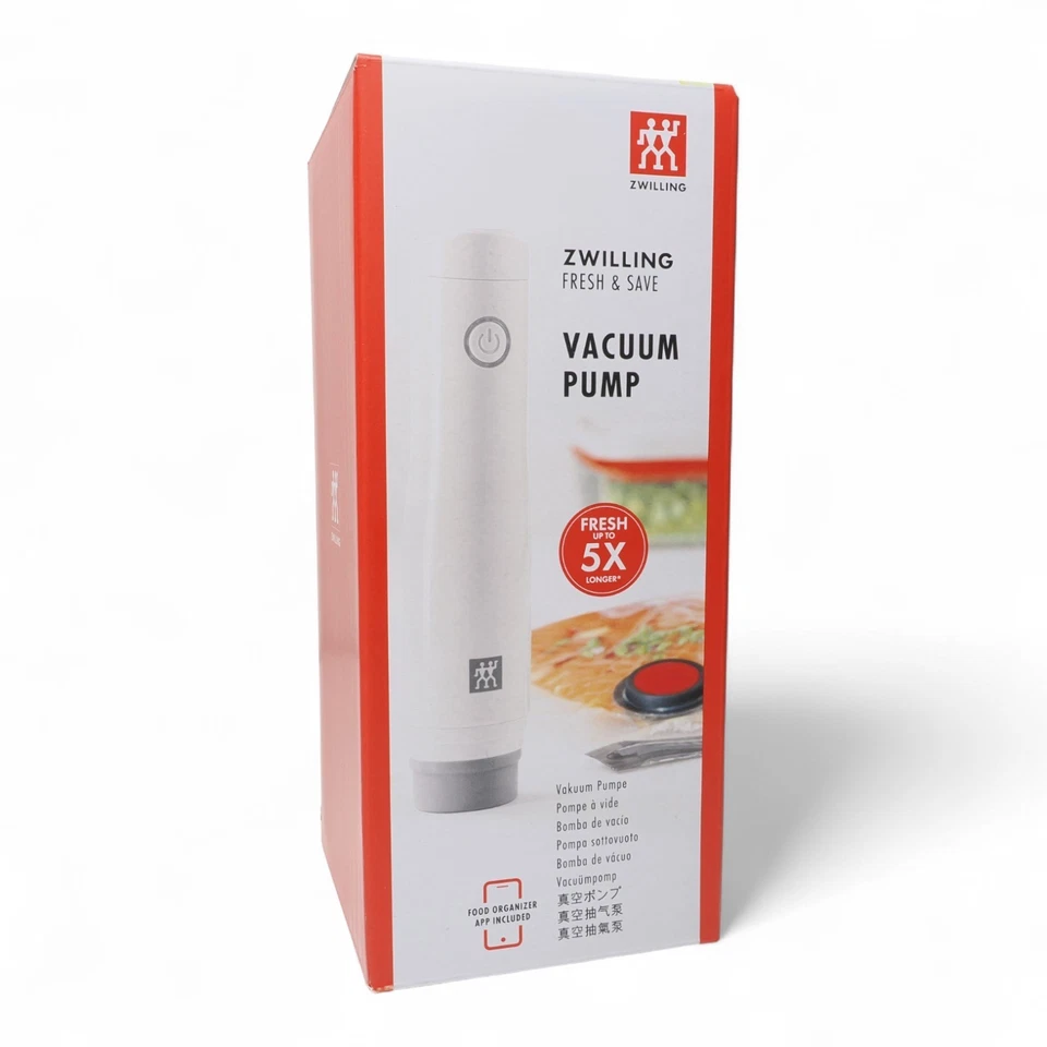 Zwilling Fresh & Save Vakuumpumpe Vakuumierer Vakuum Pumpe Gerät weiss 36801-200