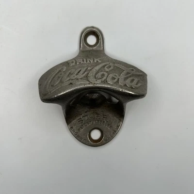 Vintage Drink Coca-Cola  Wall Mount Metal Bottle Opener Starr X - USA Made - Image 1 of 4