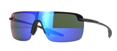 Lente Maui Jim B680-02 PALULU armação preta fosca azul havaiana - Imagem 1 de 3