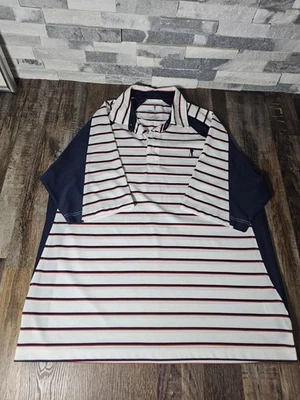 Camisa polo de golf Payne Stewart para hombre L roja blanca azul transpirable Foto 1 de 4