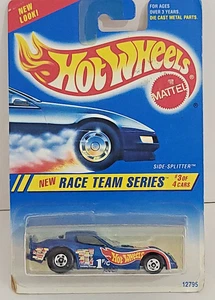 Coche divertido Hot Wheels #277 Race Team Series 1995 3 de 4 divisor lateral azul - Imagen 1 de 10