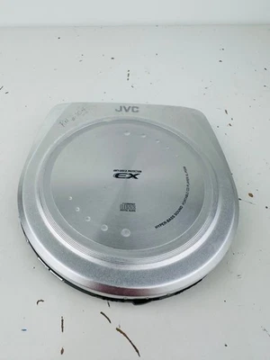 JVC Portable CD Player XL-PG59SL Silver Hyper Bass Sound - Image 1 of 3