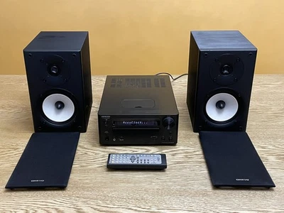 Onkyo CR-545UKD Hi-Fi Cd Player, DAB, Radio, Ipod Dock, USB, Mp3, D-045 Speakers - Image 1 of 4