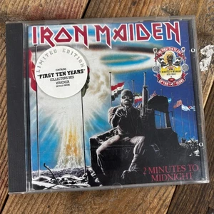 Iron Maiden – 2 Minutes To Midnight · Aces High (CD Album 1990) Vintage Metal - Picture 1 of 2