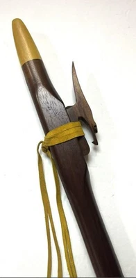 Native American Style Flute Exotic Oak  Wood Tuned G Case Included - Image 1 of 4