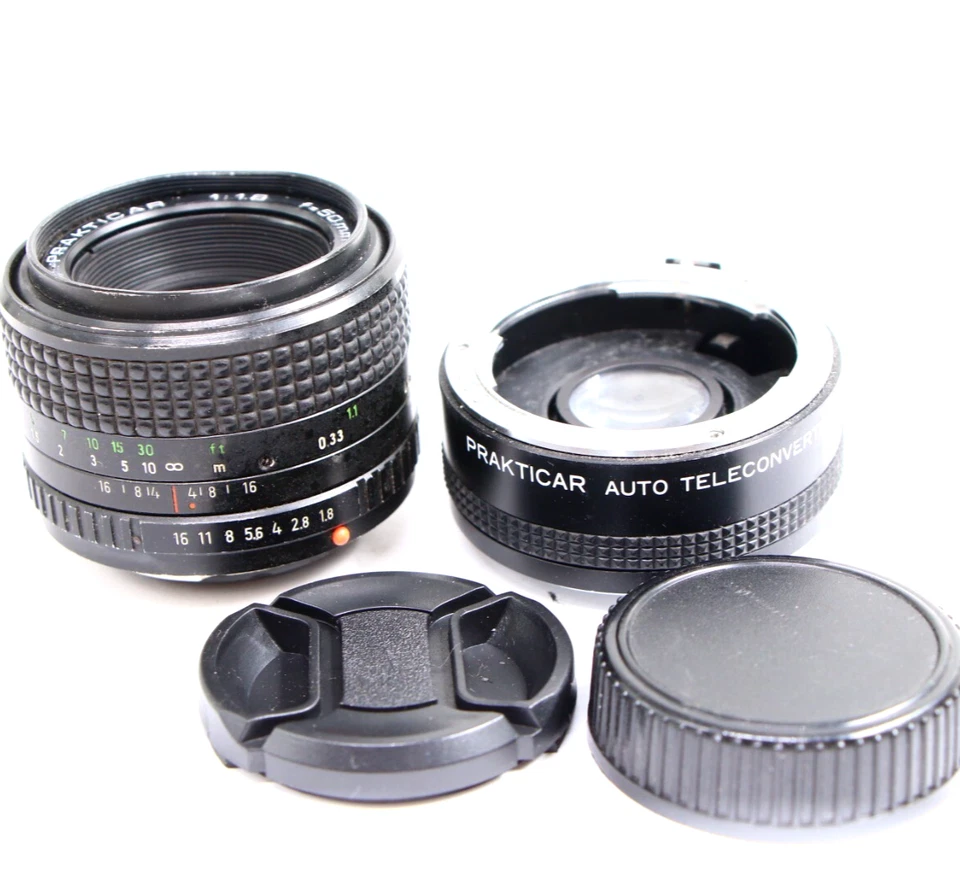 Lente Pentacon Praxiscar 50 mm f/1,8 MC Praxis PB montura 50/1,8 Alemania Env... - Imagen 1 de 4