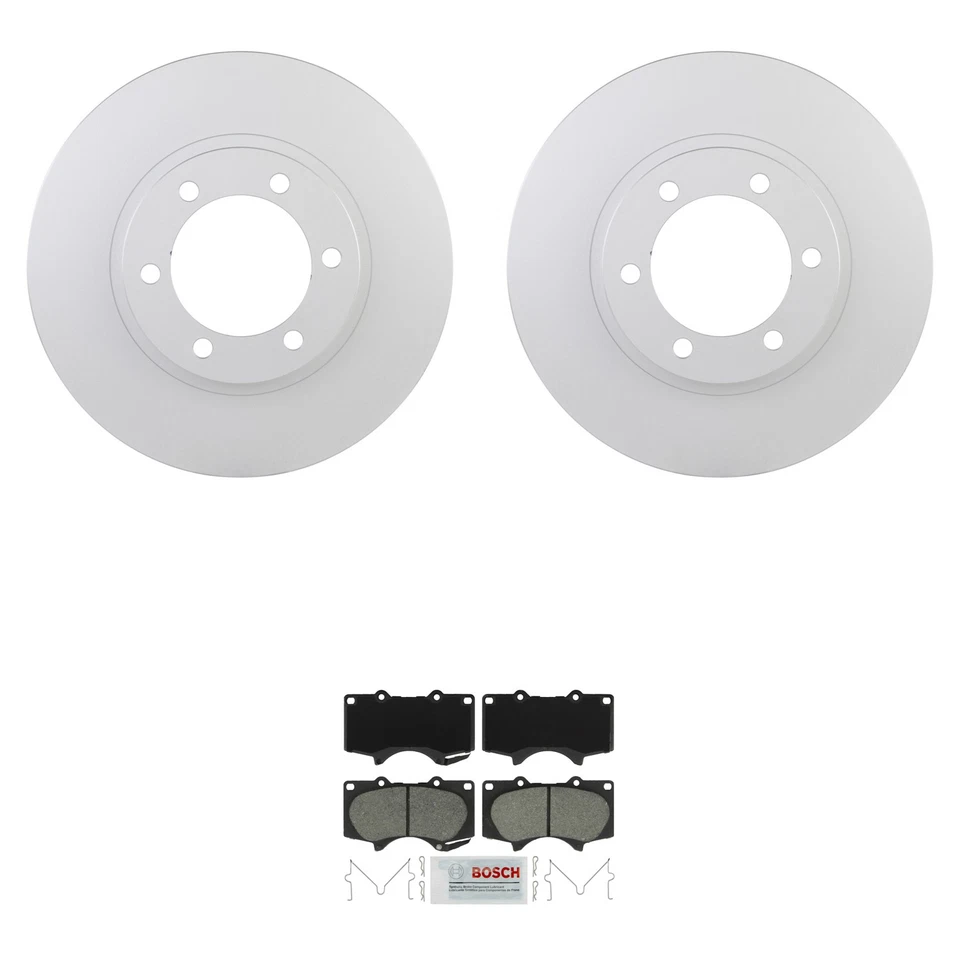 Kit de pastillas de freno de disco de cerámica SD rotores Quietcast delanteros Bosch para GX470 4Runner Foto 1 de 1