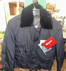 New Blauer GTX 9620 Lightweight Gore-Tex Jacket Police Blue Size M Long Lg 40-42 - Picture 1 of 4