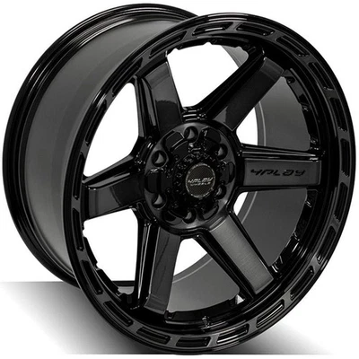 Gloss Black Wheel w/Brushed Face 20x10 for 23 Toyota Sequoia by 4PLAY - RVO4165 - Image 1 of 3
