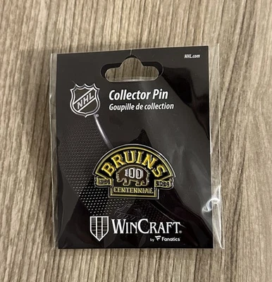 Boston Bruins Centennial Collector Pin WinCraft Officially Licensed NHL 100 - Image 1 of 4