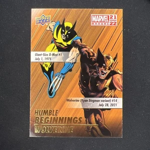 2021-22 Upper Deck Marvel Annual - HUMBLE BEGINNINGS Wolverine #hb-10 - Picture 1 of 2