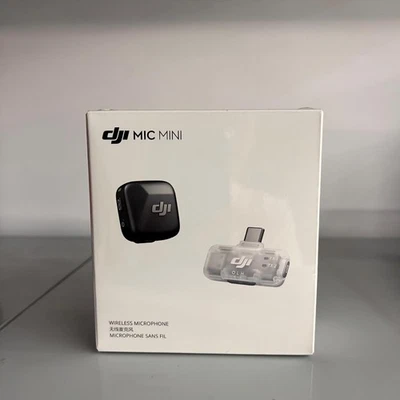 DJI Mic Mini Wireless Microphone 1 TX + 1 RX Wireless Receiver for Mobile Phones - Image 1 of 4