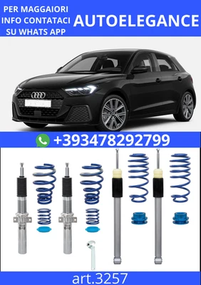 🎀Art.3257 Kit assetto sportivo a ghiera BlueLine per Audi A1 Sportback 🎀 - Imagen 1 de 4