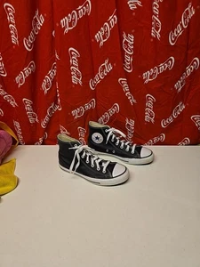 Converse Chuck Taylor All Star High Top schwarz Leder Gr. UK6 sehr guter Zustand - Bild 1 von 17