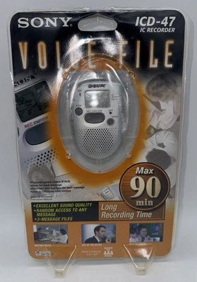 SEALED Sony ICD-37 Digital Voice IC Recorder Note Taker Dictaphone New Old Stock - Image 1 of 4