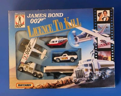 Matchbox Z92 James Bond 007 License To Kill Diecast SET 1989 UNOPENED - Image 1 of 2