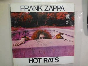 FRANK ZAPPA: Hot Rats-EE. UU. LP Bizarre PCV GF Autografiado en el Delantero por Frank Zappa - Imagen 1 de 5
