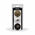 Anaheim Ducks NHL Licensed 3-Pack Golf Balls, NEW, Clamshell Packaging