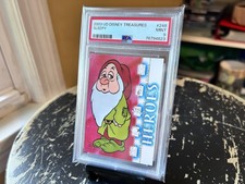 2003 UD Upper Deck Disney Treasures Snow White Sleepy #248 PSA 9 Pop 1 No Higher