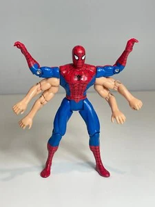 Six Arm Spider-Man Vintage Spider-Man Animated Series Figure 1995 Toybiz 90s - Picture 1 of 9