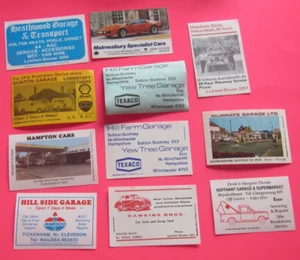 11 Bouldens Matchbox Labels garages and car dealers free shipping - Picture 1 of 2