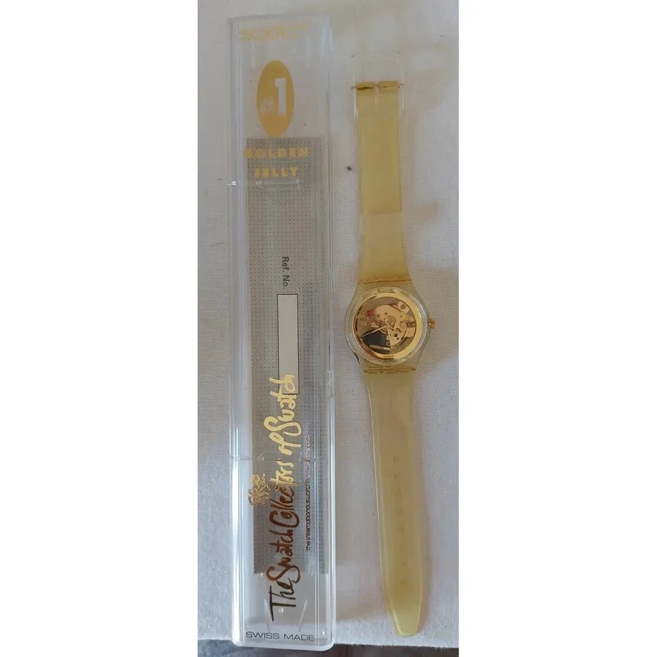 The Swatch Collectors of Swatch Golden Jelly #1 (GZ115) - NEW - Immagine 1 di 3