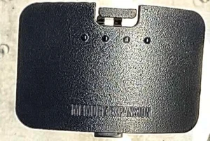 Nintendo 64 N64 Replacement Part Expansion Cover NEW ! Matches OEM ! Gray Black - Picture 1 of 1