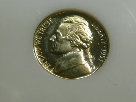 1951 Jefferson Nickel Proof NGC Graded Cameo PF 64 Condition SKU# 30710 Cover