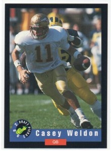 Casey Weldon 1992 Classic Promos #6  Florida State Seminoles Philadelphia Eagles