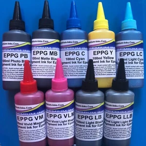 100ML PIGMENT INK REFILL FOR EPSON SURECOLOR SC P600 P800 PHOTO R2880 R3000 R388 - Picture 1 of 10