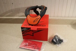 ALPINESTARS Neck Support Brace Protector Youth Kid One-Size Black/Orange 7558 Z1 - Picture 1 of 11